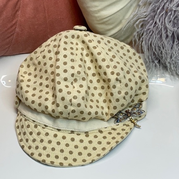 Polka dot newsboy cap - Picture 8 of 9
